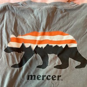 Mercer University comfort colors bear shirt